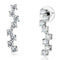 Christmas Earrings 3W1289 Rhodium Brass Earrings with AAA Grade CZ