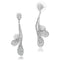 Christmas Earrings 3W299 Rhodium Brass Earrings with AAA Grade CZ