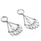 Christmas Earrings 3W301 Rhodium Brass Earrings with AAA Grade CZ