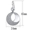 Crystal Drop Earrings LO2669 Rhodium Iron Earrings with Top Grade Crystal