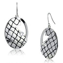 Crystal Drop Earrings LO2690 Rhodium Iron Earrings with Top Grade Crystal