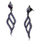 Crystal Drop Earrings TK2379 - Stainless Steel Earrings with Crystal