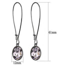 Crystal Drop Earrings TK2719 Stainless Steel Earrings with Crystal