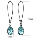 Crystal Drop Earrings TK2720 Stainless Steel Earrings with Crystal