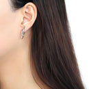 Silver Earrings Cute Earrings DA187 Stainless Steel Earrings with AAA Grade CZ Alamode Fashion Jewelry Outlet