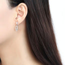 Silver Earrings Cute Earrings DA189 Stainless Steel Earrings with AAA Grade CZ Alamode Fashion Jewelry Outlet