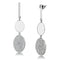 Silver Earrings Cute Earrings DA193 Stainless Steel Earrings with AAA Grade CZ Alamode Fashion Jewelry Outlet