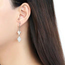 Silver Earrings Cute Earrings DA194 Stainless Steel Earrings with AAA Grade CZ Alamode Fashion Jewelry Outlet