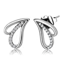 Silver Earrings Cute Earrings DA195 Stainless Steel Earrings with AAA Grade CZ Alamode Fashion Jewelry Outlet