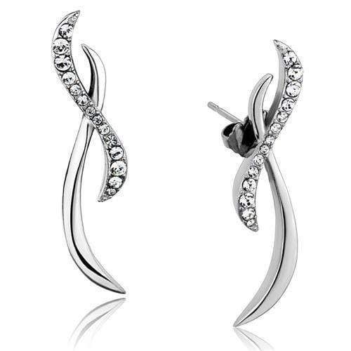 Drop Earrings TK2146 Stainless Steel Earrings with Top Grade Crystal