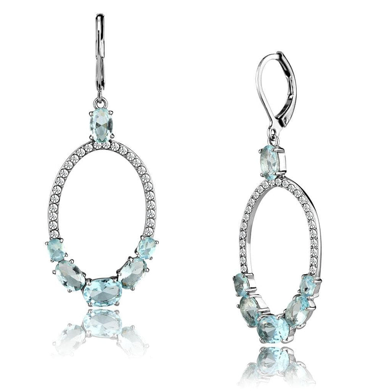 Drop Earrings TK2886 Stainless Steel Earrings with Synthetic