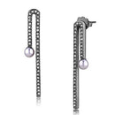 Drop Earrings TK3161 Stainless Steel Earrings with Synthetic