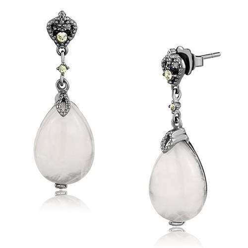 Drop Earrings TK3163 Stainless Steel Earrings with Precious Stone