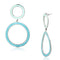 Drop Earrings TK917 Stainless Steel Earrings with Epoxy