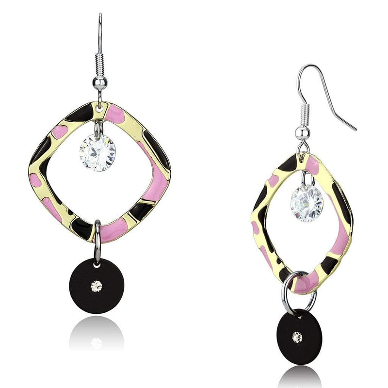 Earrings For Girls LO2711 Special Color Iron Earrings with AAA Grade CZ
