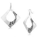 Silver Earrings Earrings For Girls LO2718 Rhodium Iron Earrings Alamode Fashion Jewelry Outlet