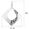 Silver Earrings Earrings For Girls LO2718 Rhodium Iron Earrings Alamode Fashion Jewelry Outlet