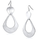 Earrings For Girls LO2752 Matte Rhodium & Rhodium Iron Earrings