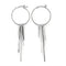 Earrings For Girls LO315 Rhodium Brass Earrings