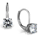 Silver Earrings Earrings For Girls LO3947 Rhodium Brass Earrings with AAA Grade CZ Alamode Fashion Jewelry Outlet