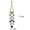 Silver Earrings Earrings For Girls LO4186 Antique Copper Brass Earrings with Assorted Alamode Fashion Jewelry Outlet