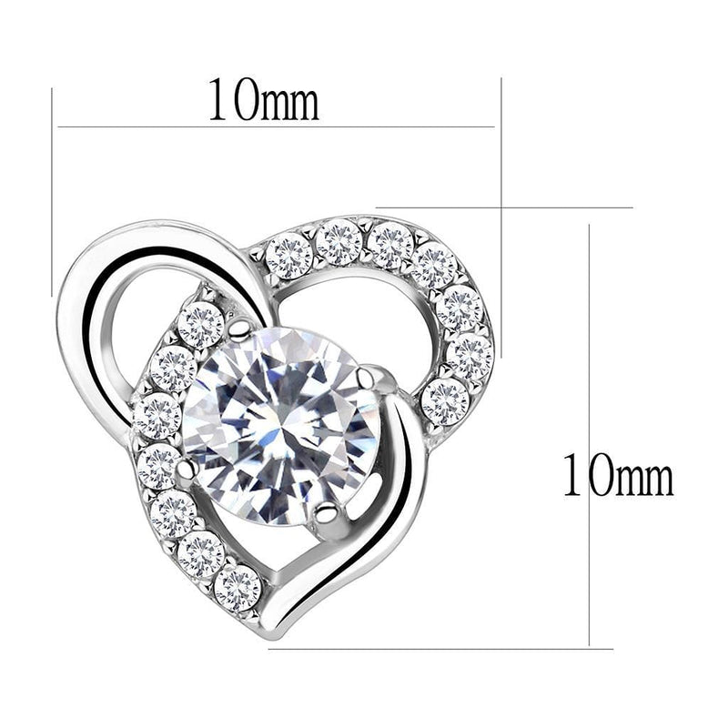 Earrings For Women DA078 Stainless Steel Earrings with AAA Grade CZ