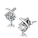 Earrings For Women DA205 Stainless Steel Earrings with AAA Grade CZ