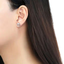 Earrings For Women DA207 Stainless Steel Earrings with AAA Grade CZ