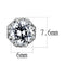 Silver Earrings Earrings For Women DA212 Stainless Steel Earrings with AAA Grade CZ Alamode Fashion Jewelry Outlet