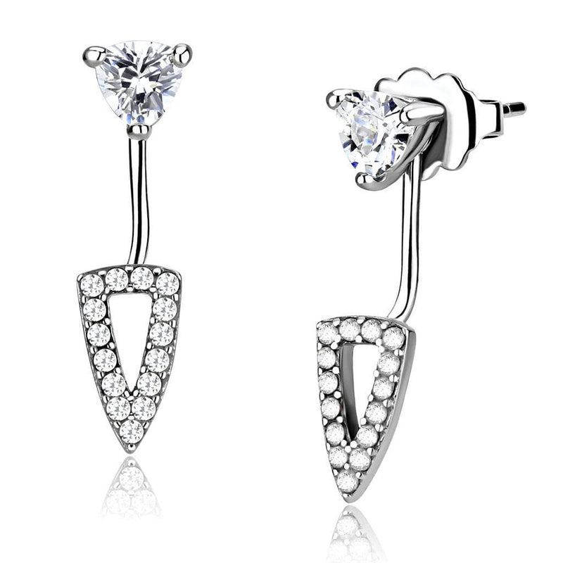 Earrings For Women DA226 Stainless Steel Earrings with AAA Grade CZ