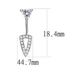 Earrings For Women DA226 Stainless Steel Earrings with AAA Grade CZ