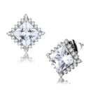 Earrings For Women DA326 No Plating Stainless Steel Earrings with CZ