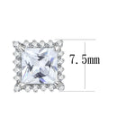 Earrings For Women DA326 No Plating Stainless Steel Earrings with CZ