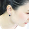 Earrings For Women LO4684 Rhodium Brass Earrings with Synthetic