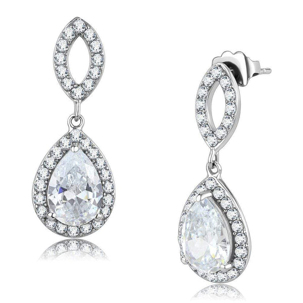 Earrings For Women TK3474 Stainless Steel Earrings with AAA Grade CZ