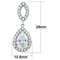 Earrings For Women TK3474 Stainless Steel Earrings with AAA Grade CZ