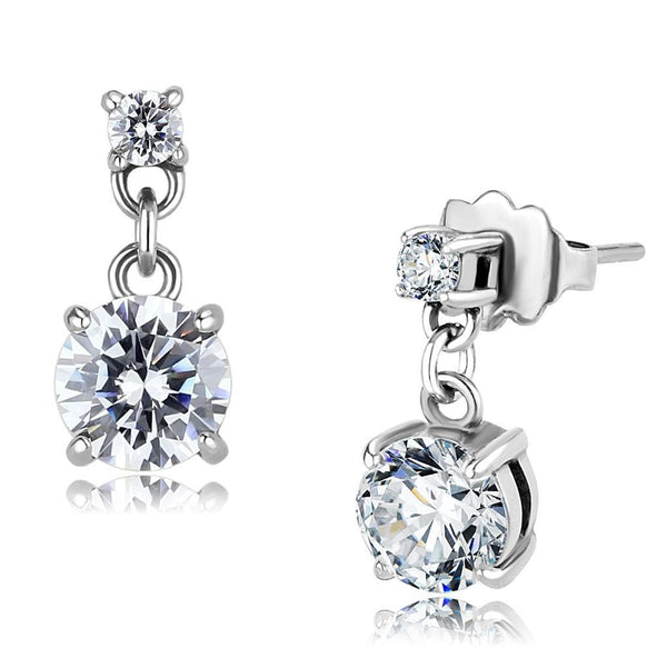 Earrings For Women TK3476 Stainless Steel Earrings with AAA Grade CZ