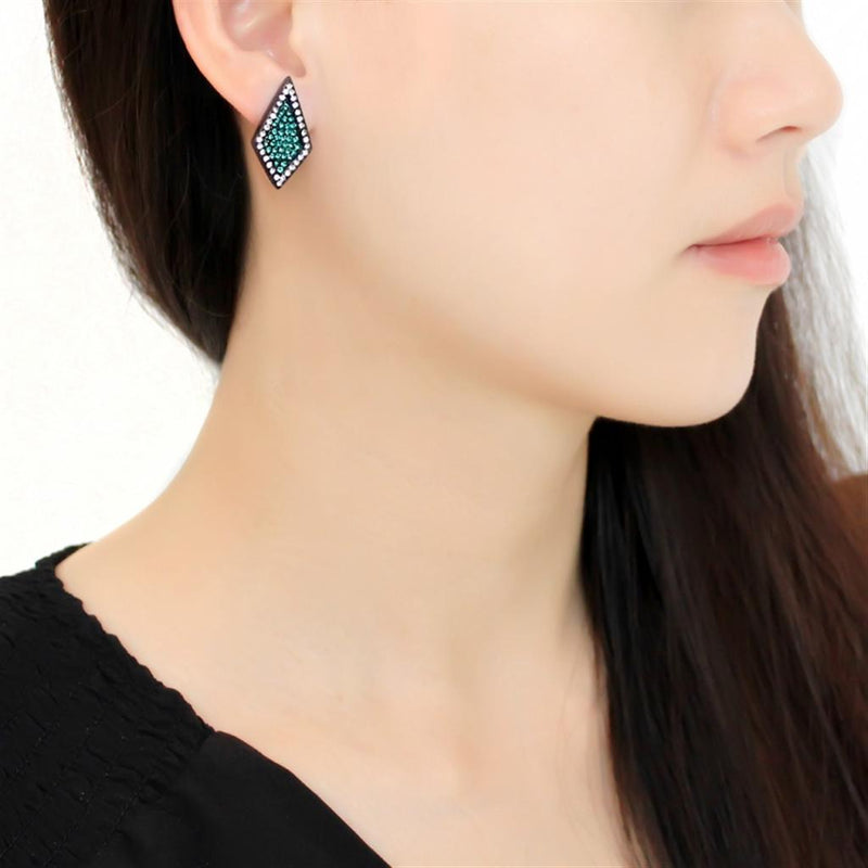 Earrings For Women TK3486 - Stainless Steel Earrings with Top Grade Crystal