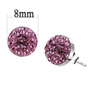 Earrings For Women TK3553 Stainless Steel Earrings with Top Grade Crystal