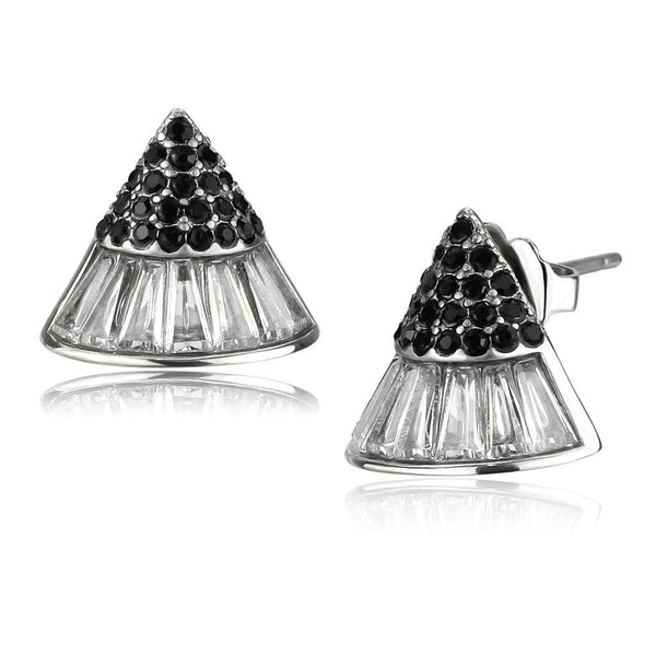 Earrings For Women TK3613 No Plating Stainless Steel Earrings with CZ