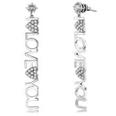 Earrings For Women TK3665 Stainless Steel Earrings with AAA Grade CZ