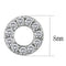 Silver Earrings Earrings For Women TK3679 Stainless Steel Earrings with AAA Grade CZ Alamode Fashion Jewelry Outlet