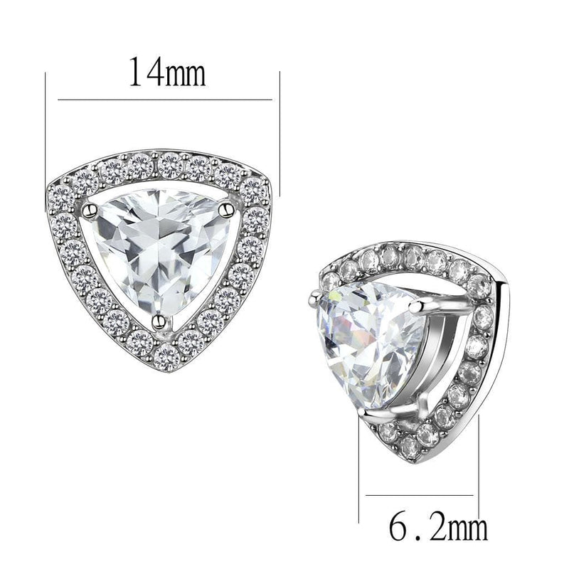 Earrings For Women TK3680 Stainless Steel Earrings with AAA Grade CZ