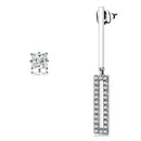 Earrings For Women TK3682 Stainless Steel Earrings with AAA Grade CZ