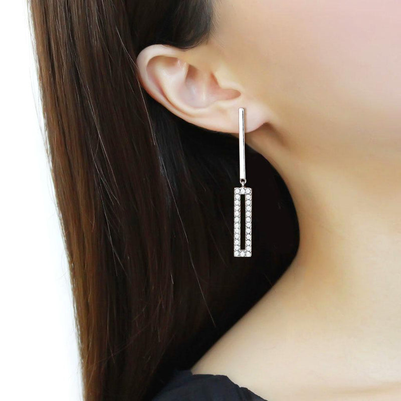 Earrings For Women TK3682 Stainless Steel Earrings with AAA Grade CZ