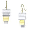 Gold Drop Earrings LO2654 Gold+Rhodium Iron Earrings