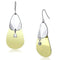 Gold Drop Earrings LO2696 Gold+Rhodium Iron Earrings with Crystal