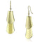 Gold Drop Earrings LO2747 Matte Gold & Gold Iron Earrings