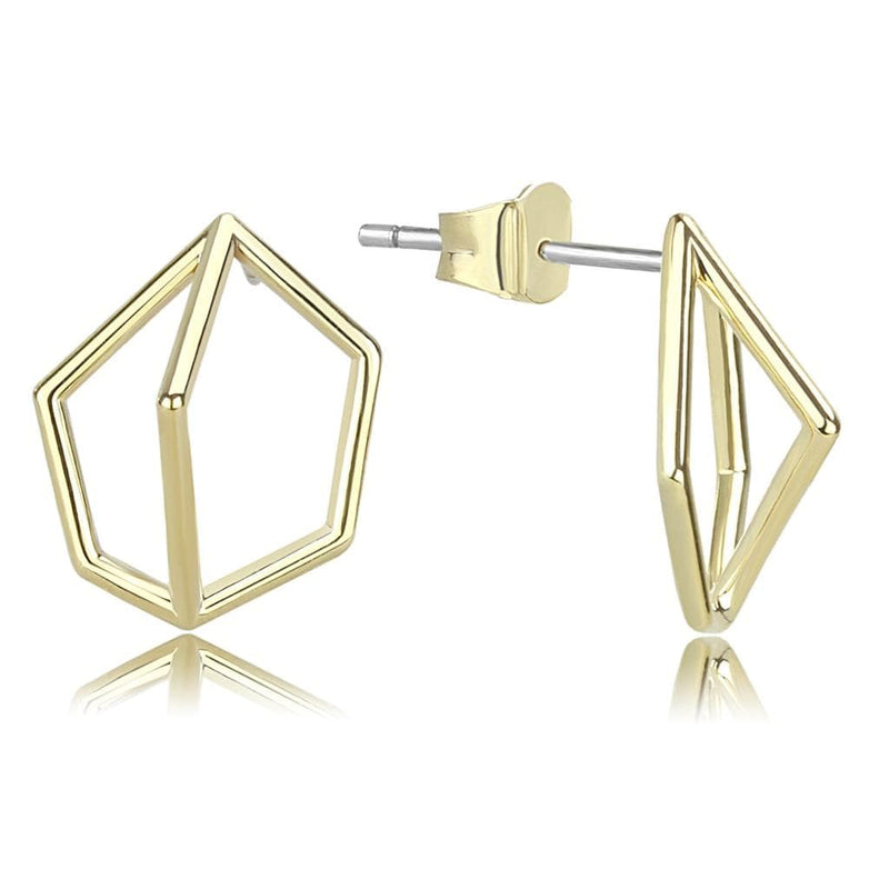 Gold Earrings For Girls LO4266 Flash Gold Brass Earrings