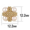 Gold Earrings For Women TK3495 Rose Gold - Stainless Steel Earrings